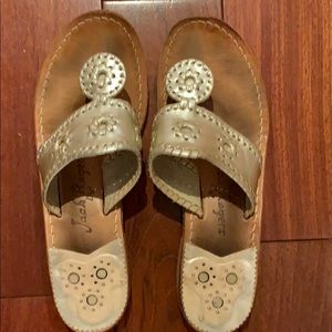 Platinum Jack Rogers Flip flops